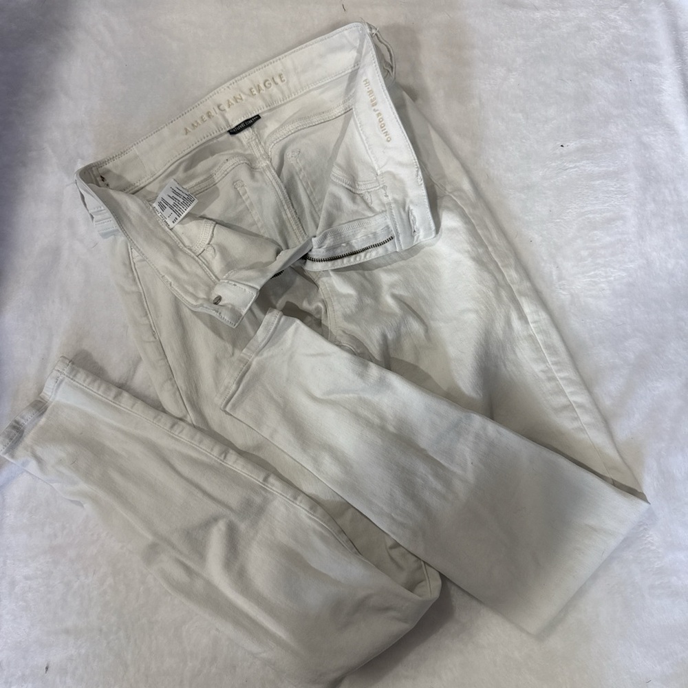 American Eagle White Denim Pants